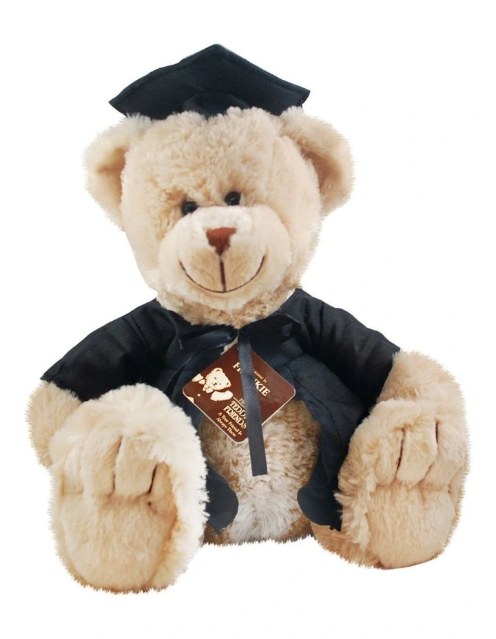 Frankie Graduation Bear Beige 40cm
