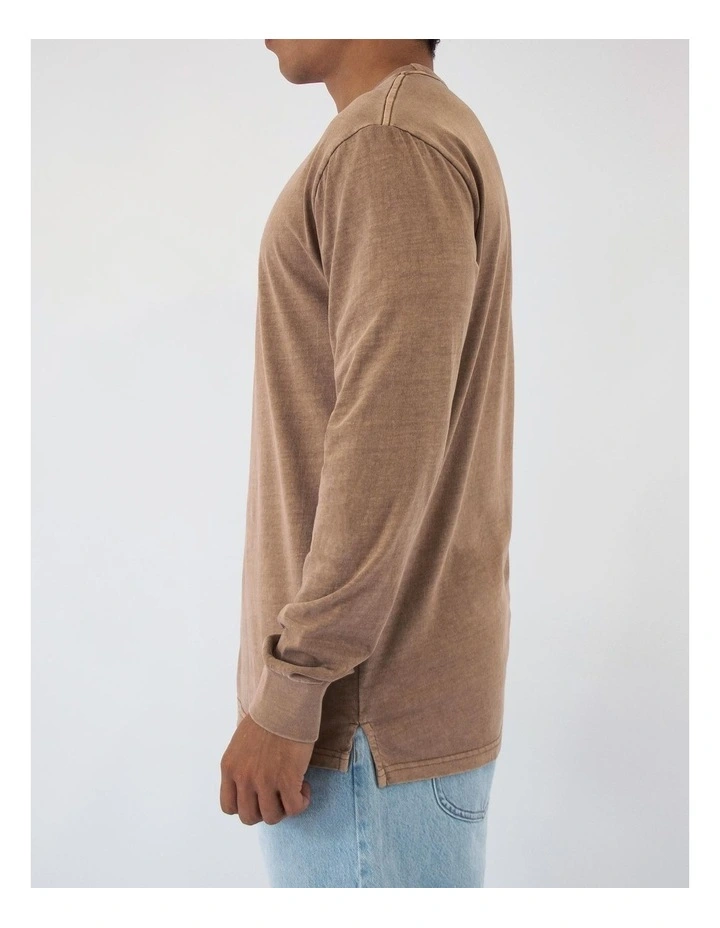 Free To Good Home Long Sleeve Tee in Brown