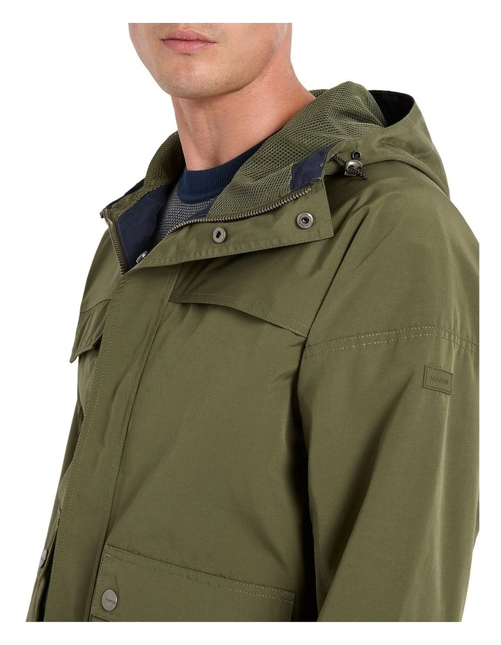Toronto Spray Proof Jacket in Moss