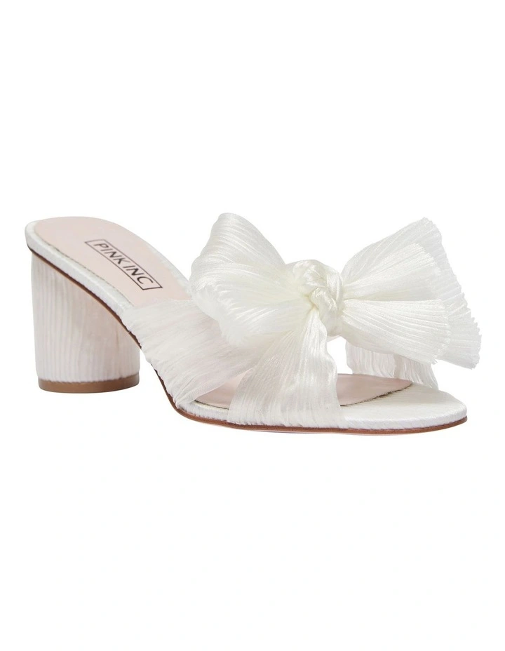 Surge Ivory Fabric Sandals