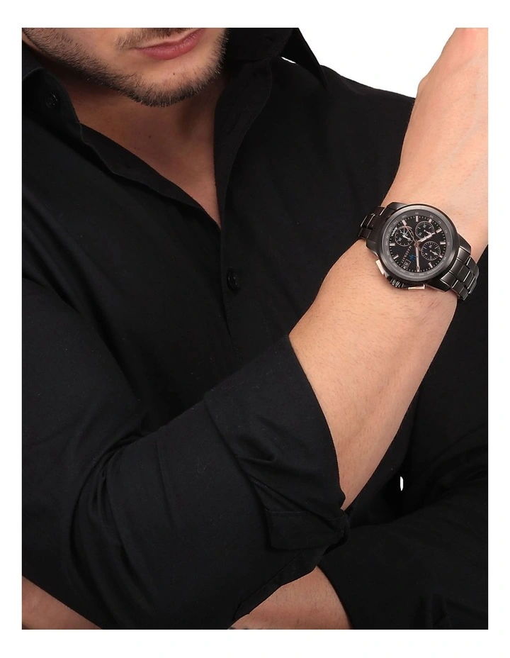 Successo Solar 45mm Gunmetal Watch R8873645001