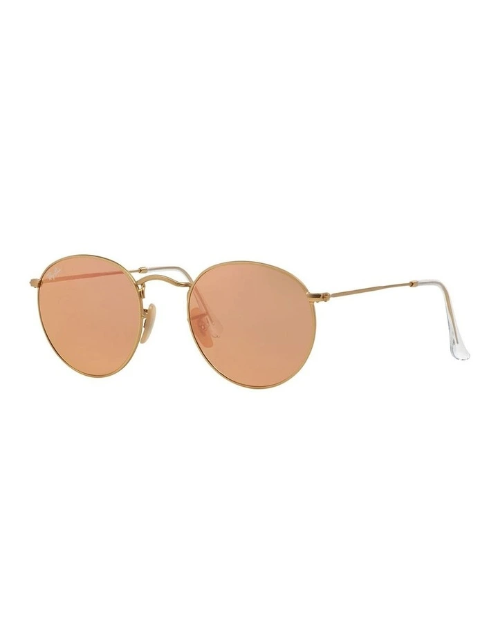 Round Gold RB3447 Sunglasses