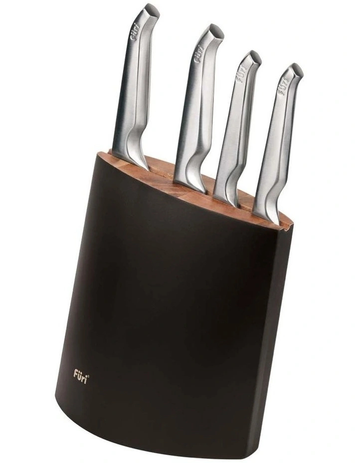 Pro Angular Knife Block 5 Piece Set