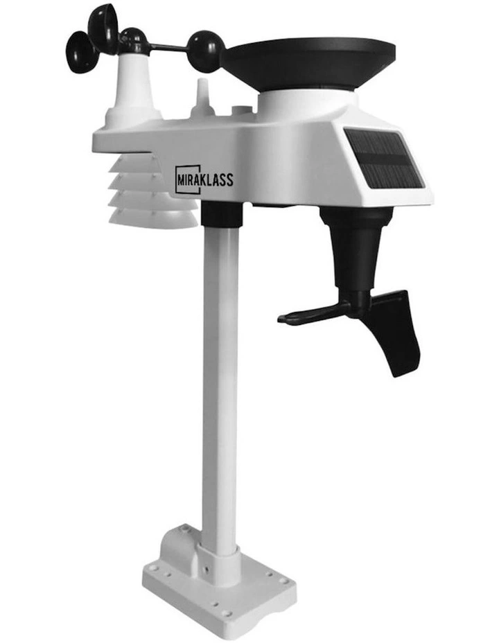 Wifi Weather Station with 7-in-1 Outdoor Sensor in White