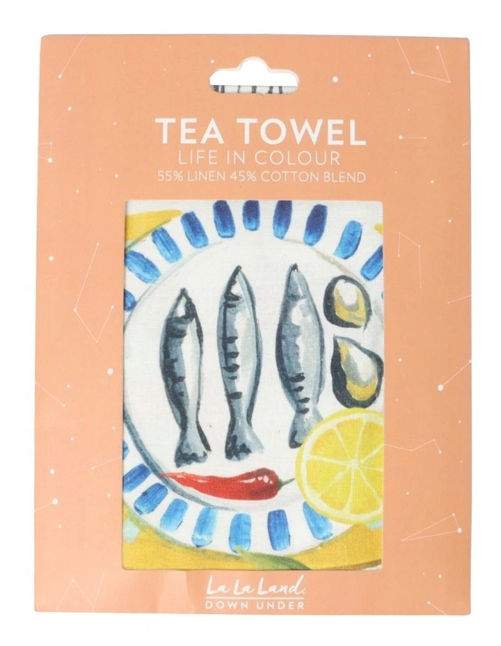 Life In Colour Tea Towel Table Set in Multi