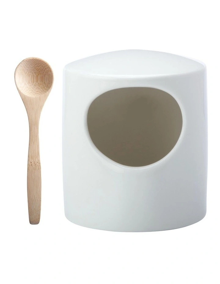 Epicurious Salt Pig in White