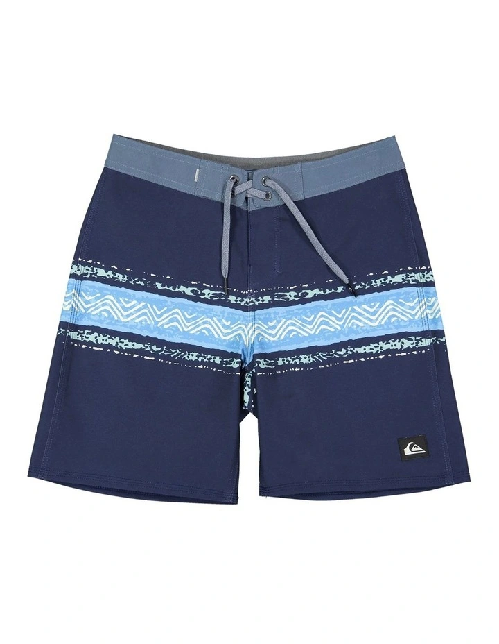 Surfsilk Mesa Stripe Board Shorts 16 Inch in Naval Accademy
