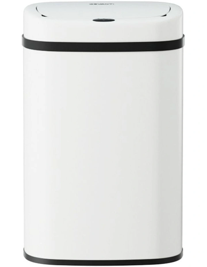 Motion Sensor 50L Rubbish Bin in White