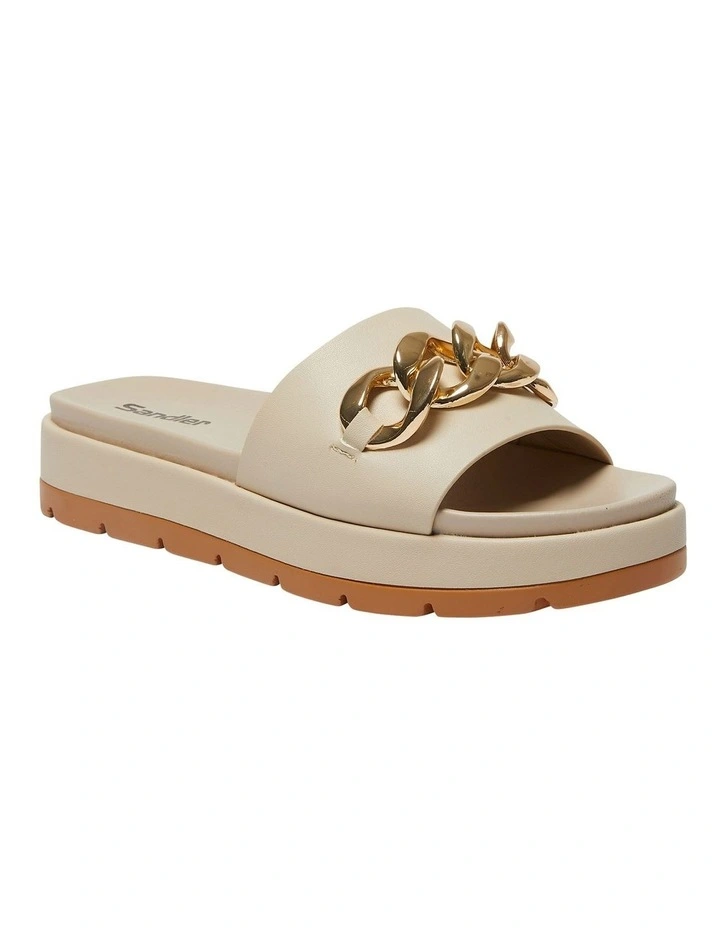Fiona Sandals in Nude Smooth