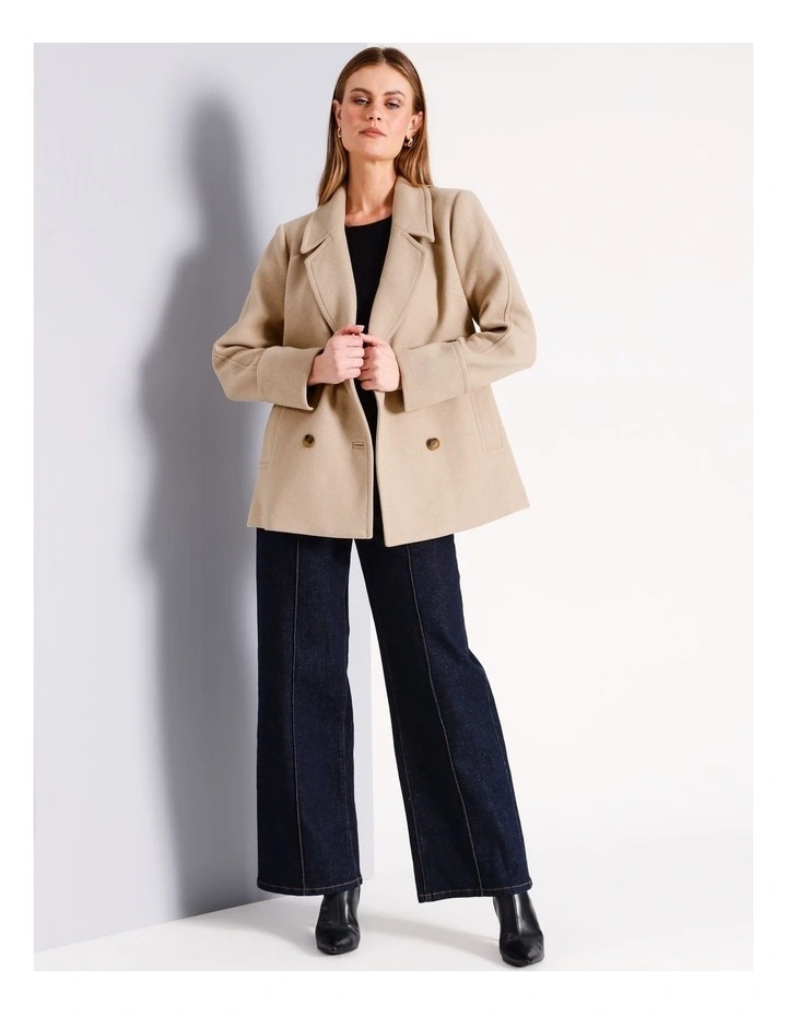 Peacoat in Stone