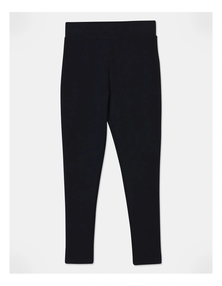 Fleece Lined Leggings in Navy