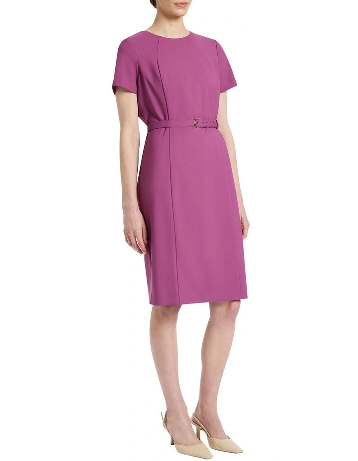 Stevie Short Sleeve Dress in Dusk
