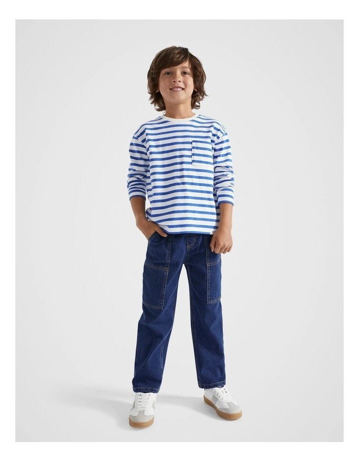 Denim Carpenter Pant in Midnight Indigo
