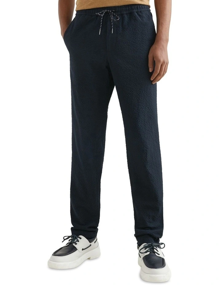 Chelsea Seersucker Pant in Desert Sky