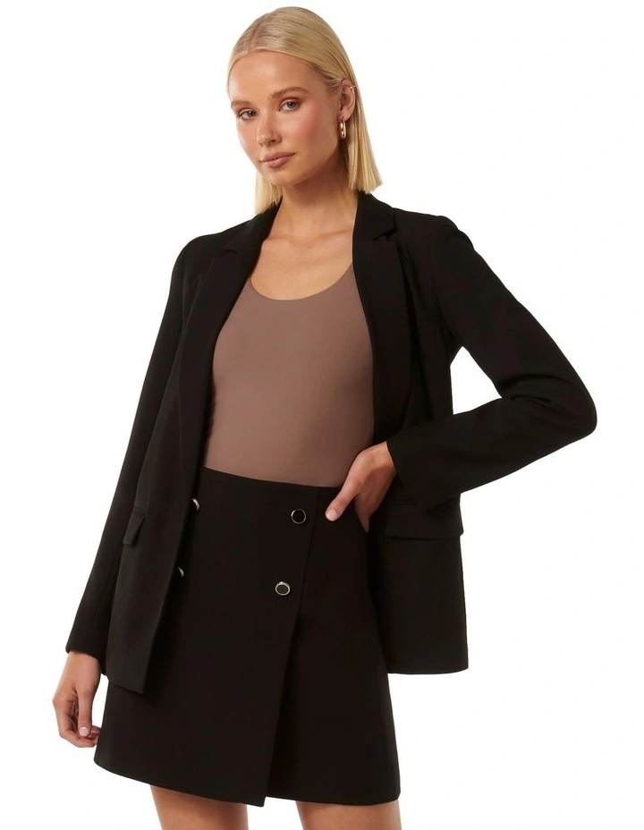 Mason Boyfriend Blazer in Black