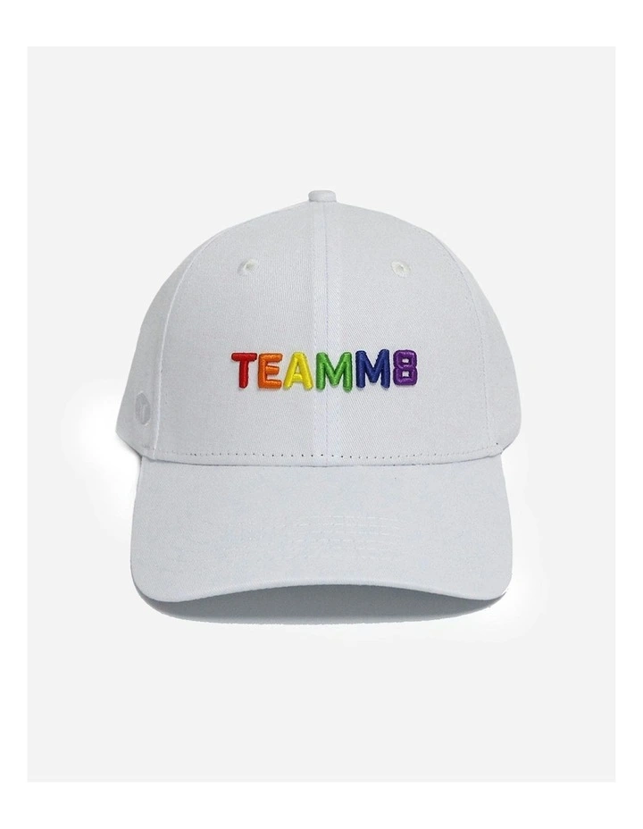 One Size Pride Cap in White