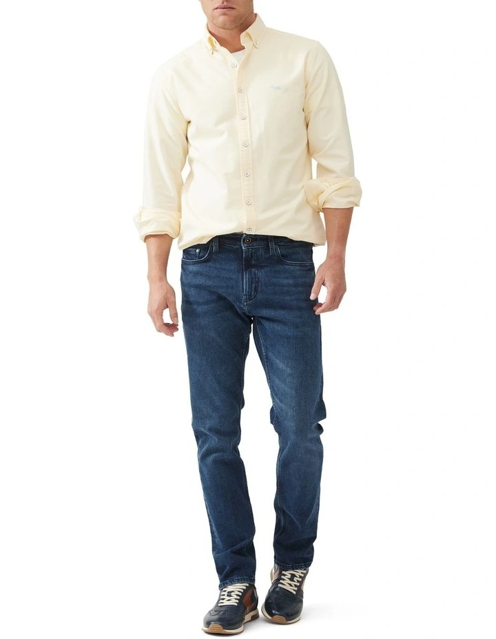 Oxford Sports Fit Shirt in Lemon