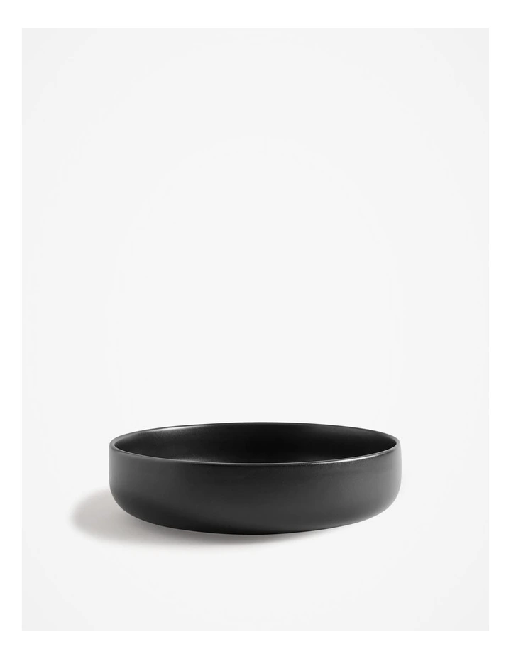 Tapas Large Salad Bowl in Matte Black