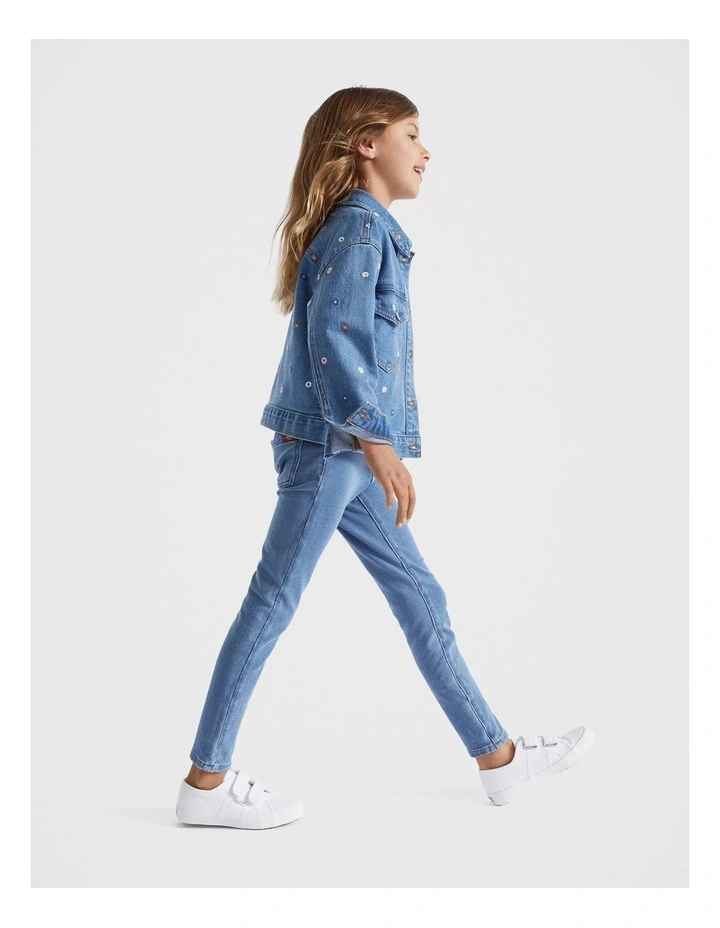 Core Ponte Jeans in Classic Blue