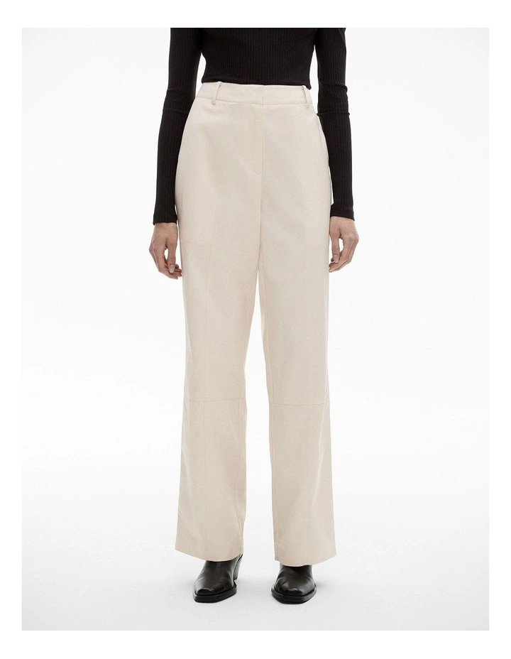 Seam Detail Pant in Cream