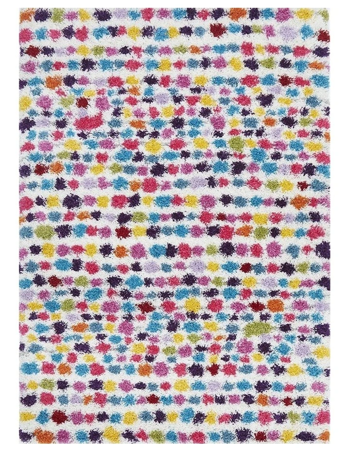 Vegas Dot Rug In Multi