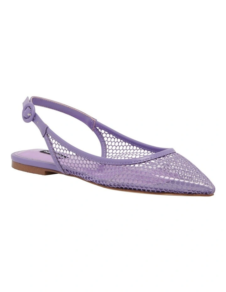 Branid Slingback Flat in Purple