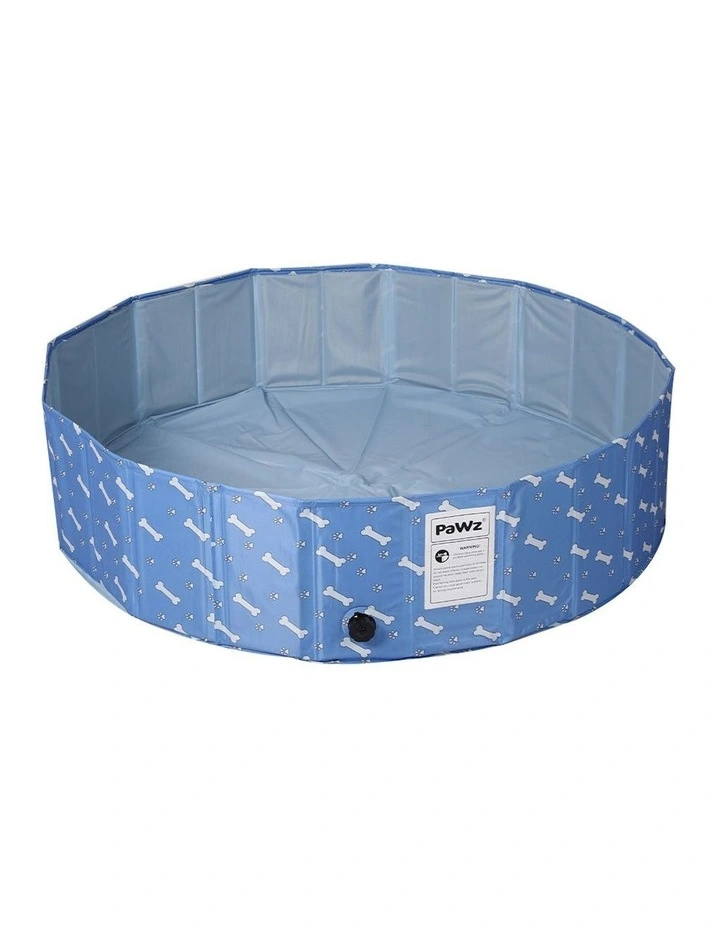 Folding Pet Swimming Pool S in Blue