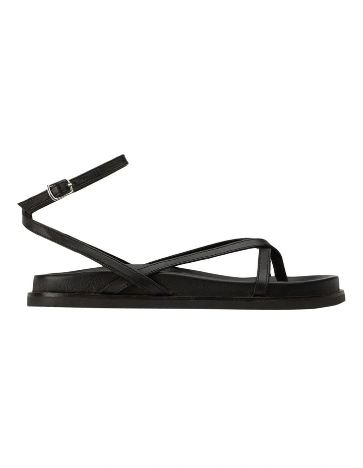 Lucie Sandals in Black Nappa
