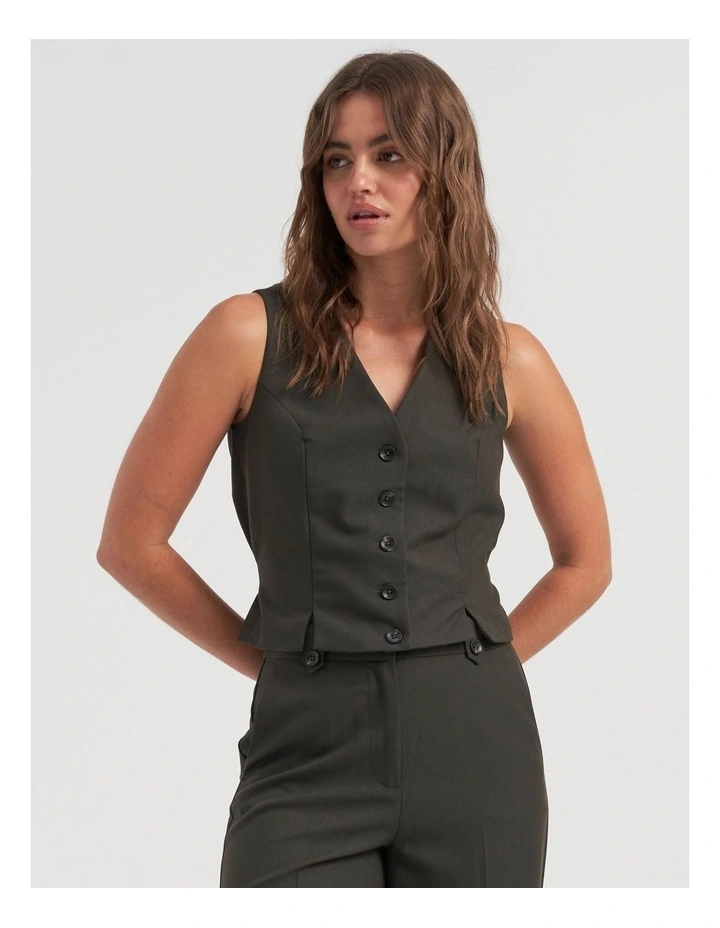 Rome Waistcoat in Black