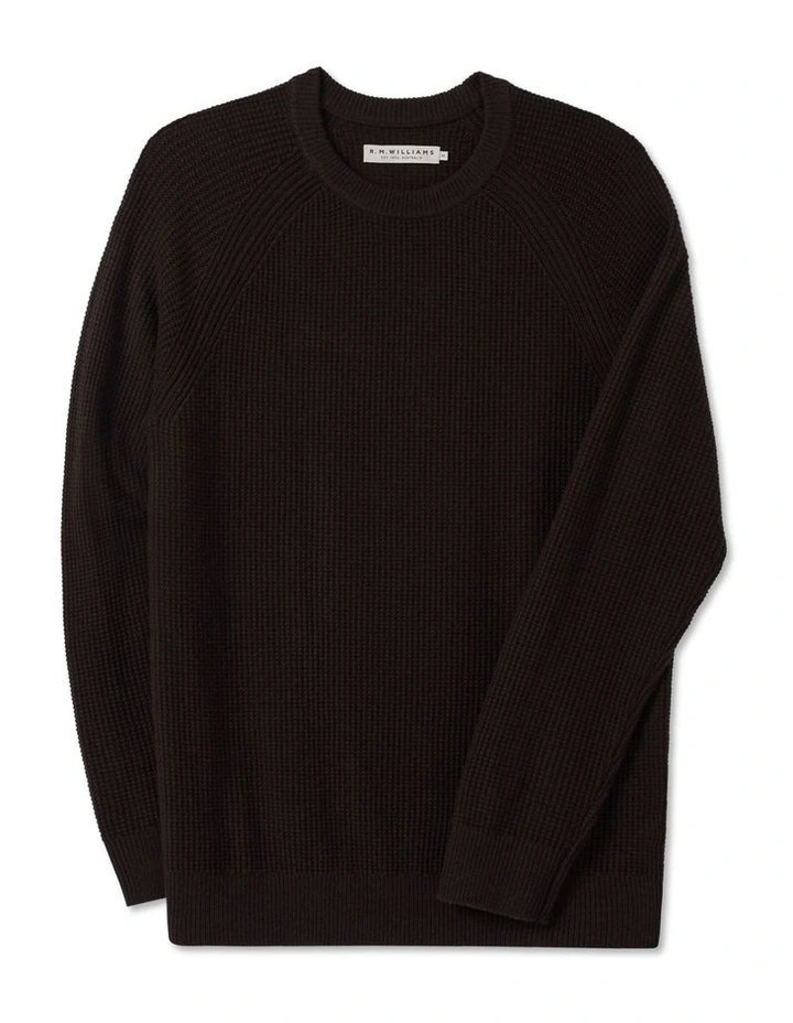 Harrison Knit Sweater in Espresso