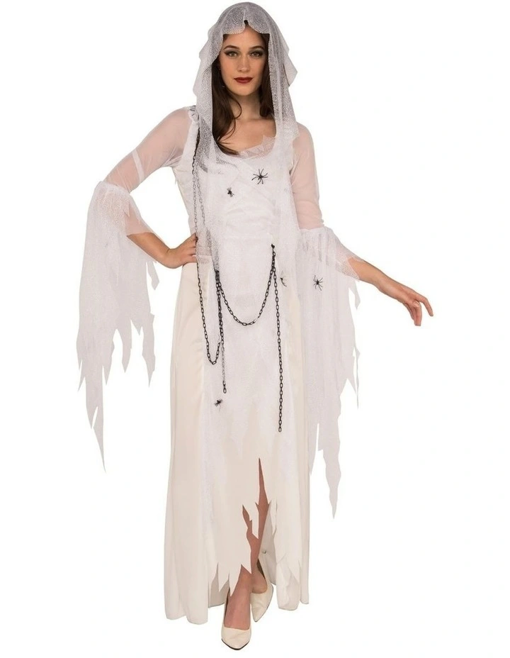 Rubies Ghostly Spirit Dress Up Costume in White