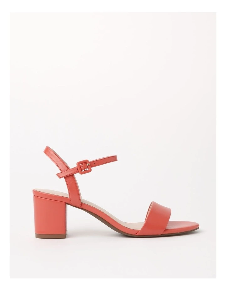 Roma Sandal in Rose Apricot Leather