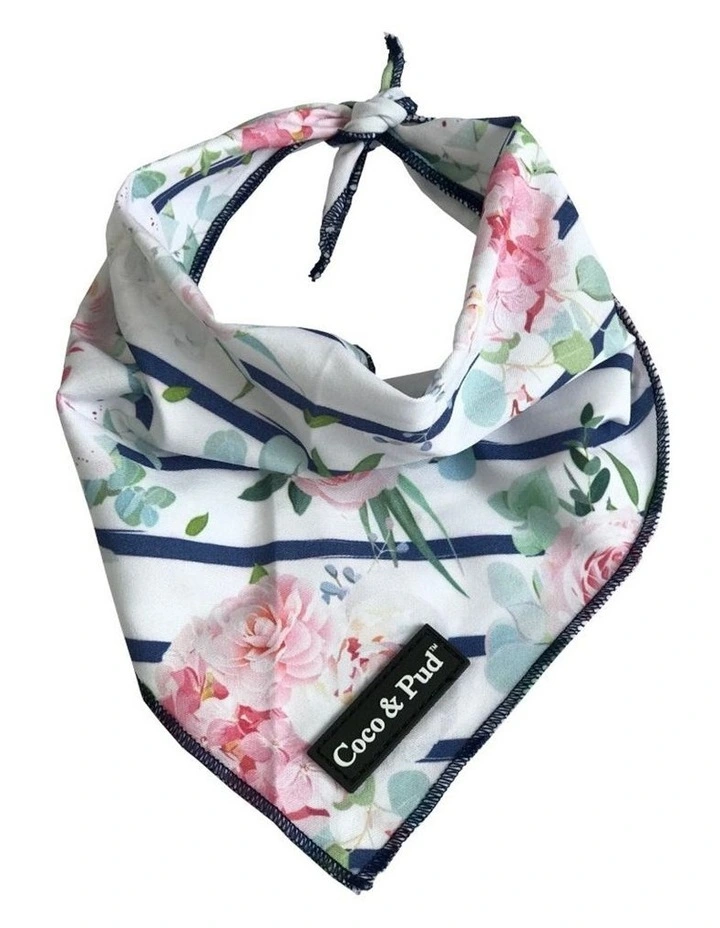 Coco & Pud Floral Blooms Cotton Cat Bandana