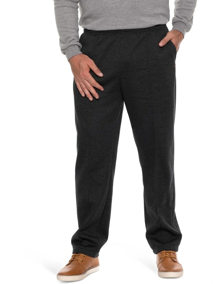 Classic Snowy Fleece Track Pant in Gunmetal
