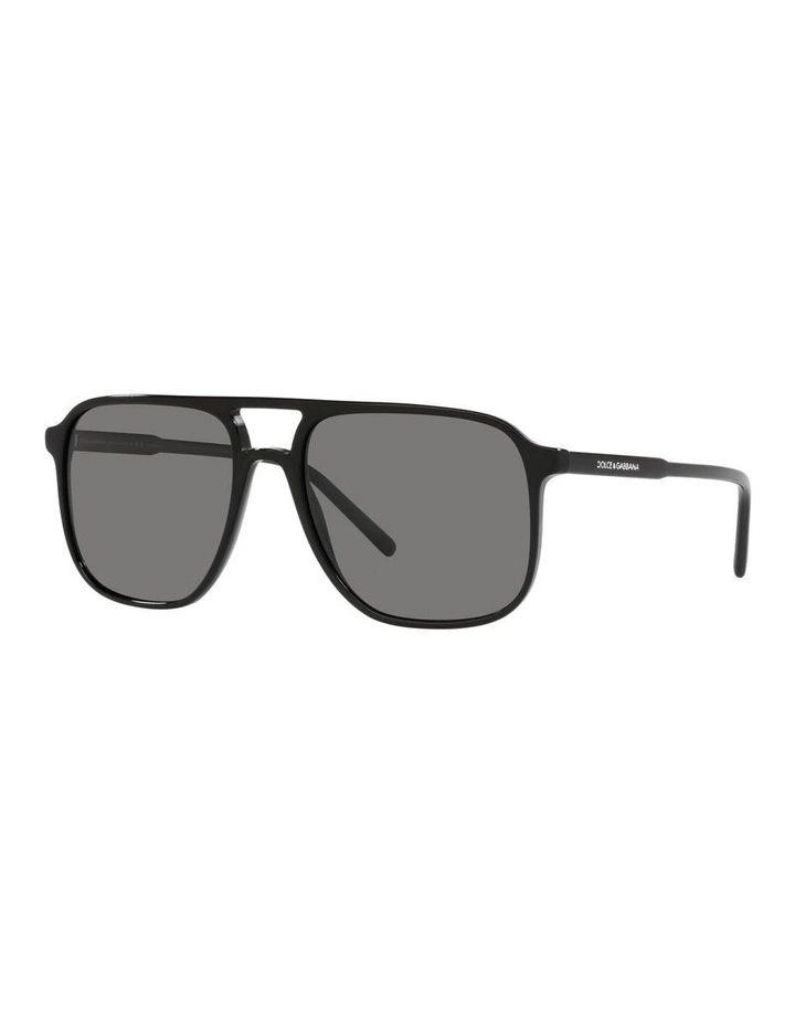 0DG4423F Polarised Sunglasses in Black