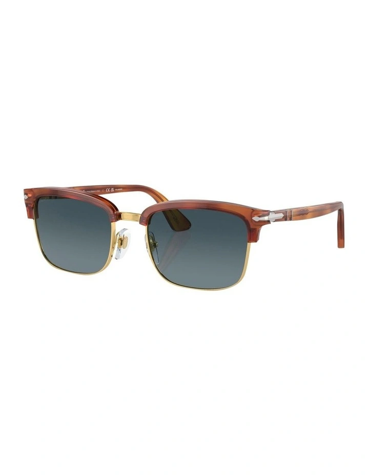 Polarised PO3327S Sunglasses in Brown