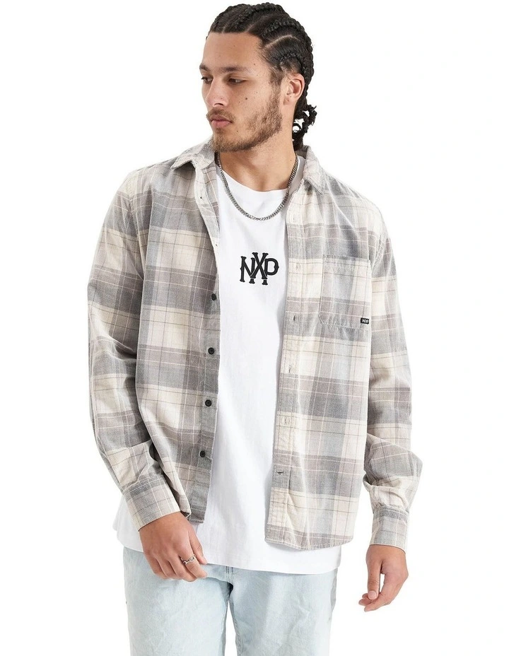 Boundary Casual Long Sleeve Shirt in Multi