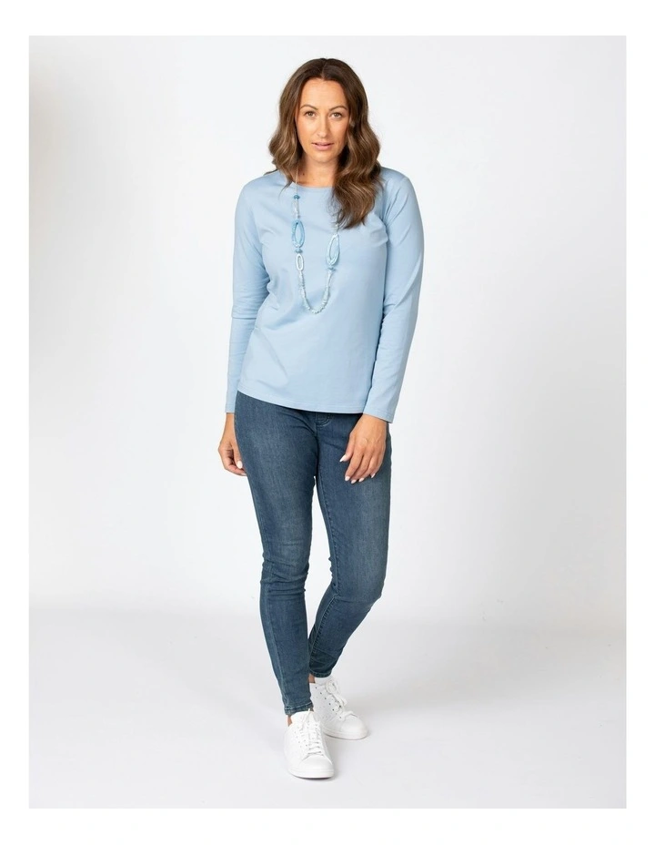 Camp Classic Long Sleeve Tee in Blue