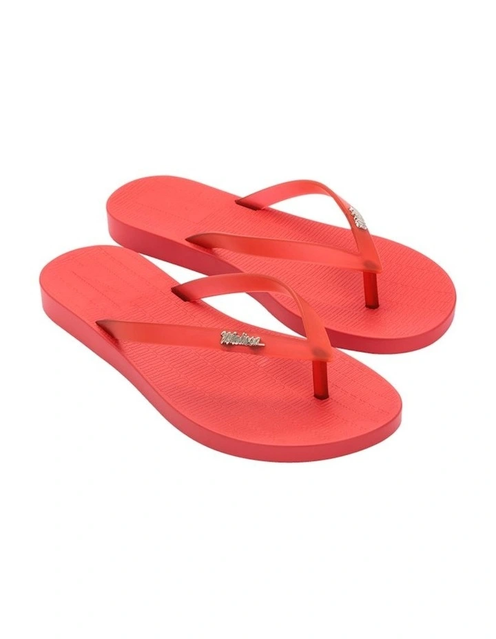 Melissa Sun Venice Flip Flop in Red