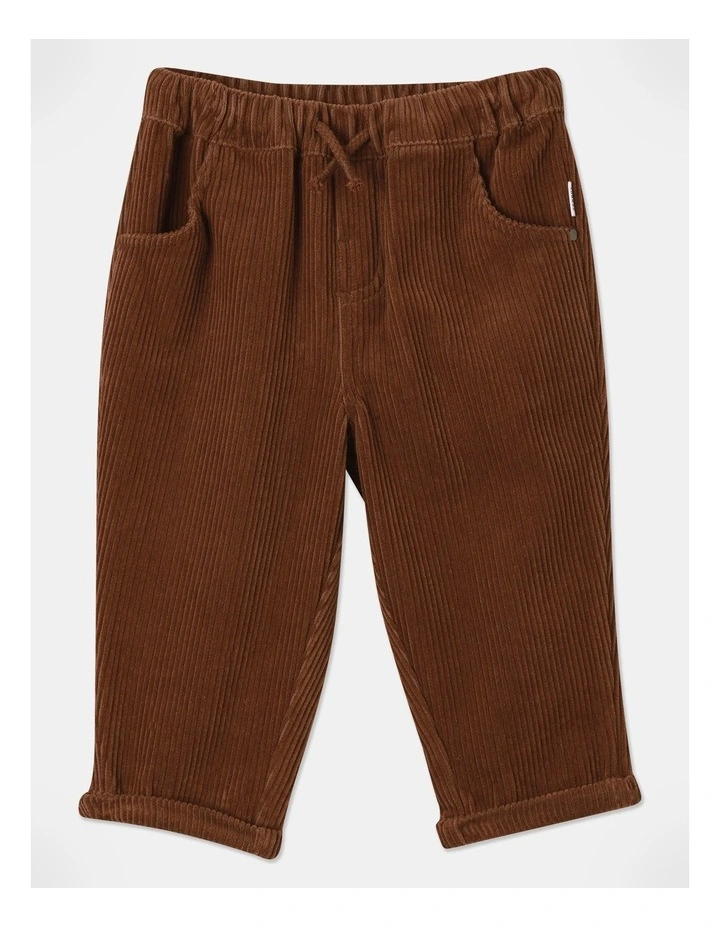 Cord Pant in Brown