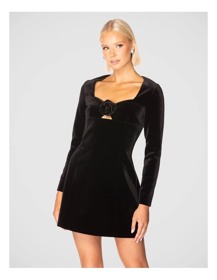 Cassian Mini Dress in Black