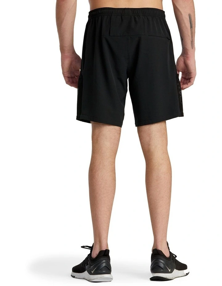X Over Walk Shorts in Black