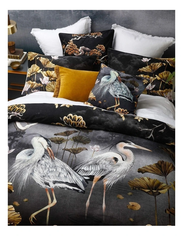 Orient Quilt Cover Set In Midnight