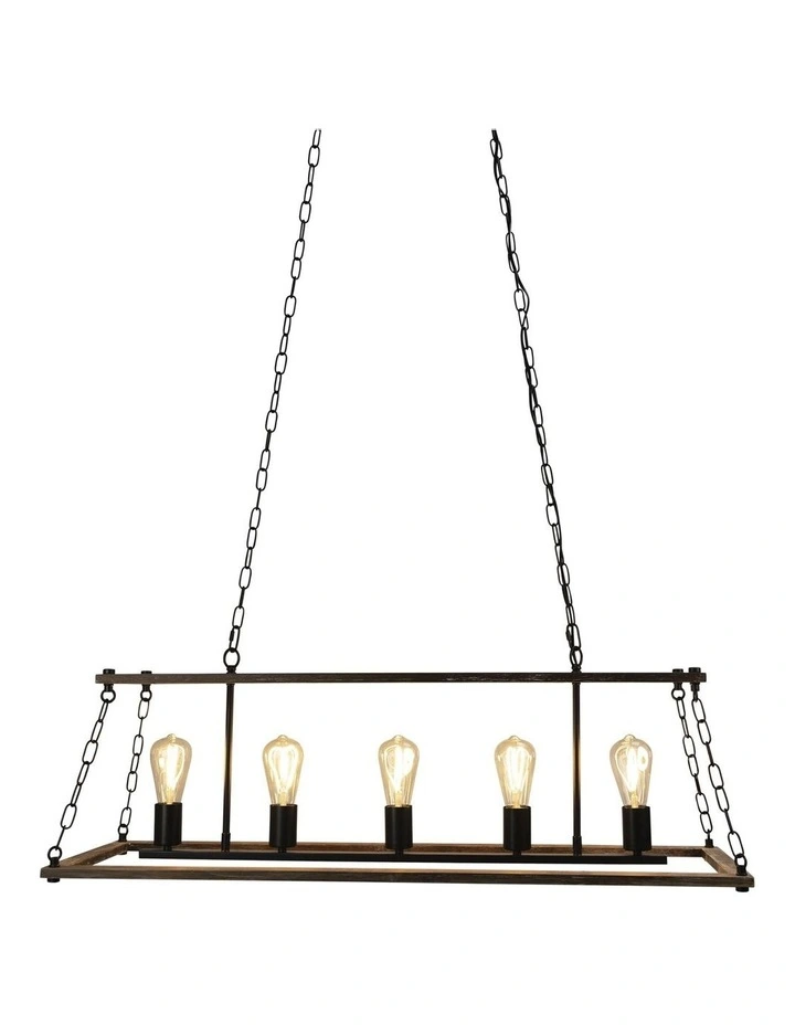 Island 5 Lits Pendant Light