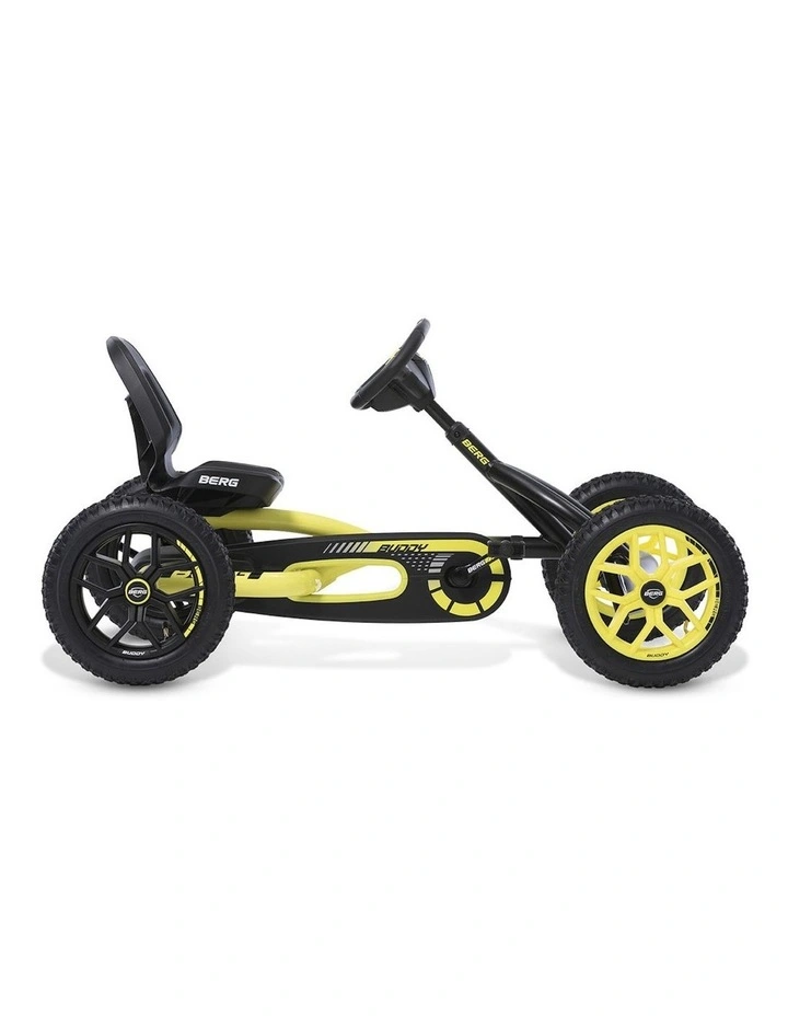 Buddy Cross 2.0 Pedal Go Kart (3-8 Years) in Yellow/Black