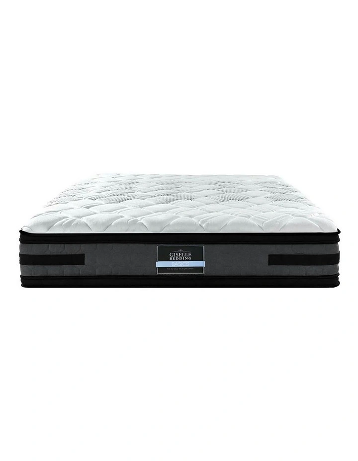 7 Zone Euro Top Pocket Spring Medium Firm Foam Double Size Mattress 36cm in White