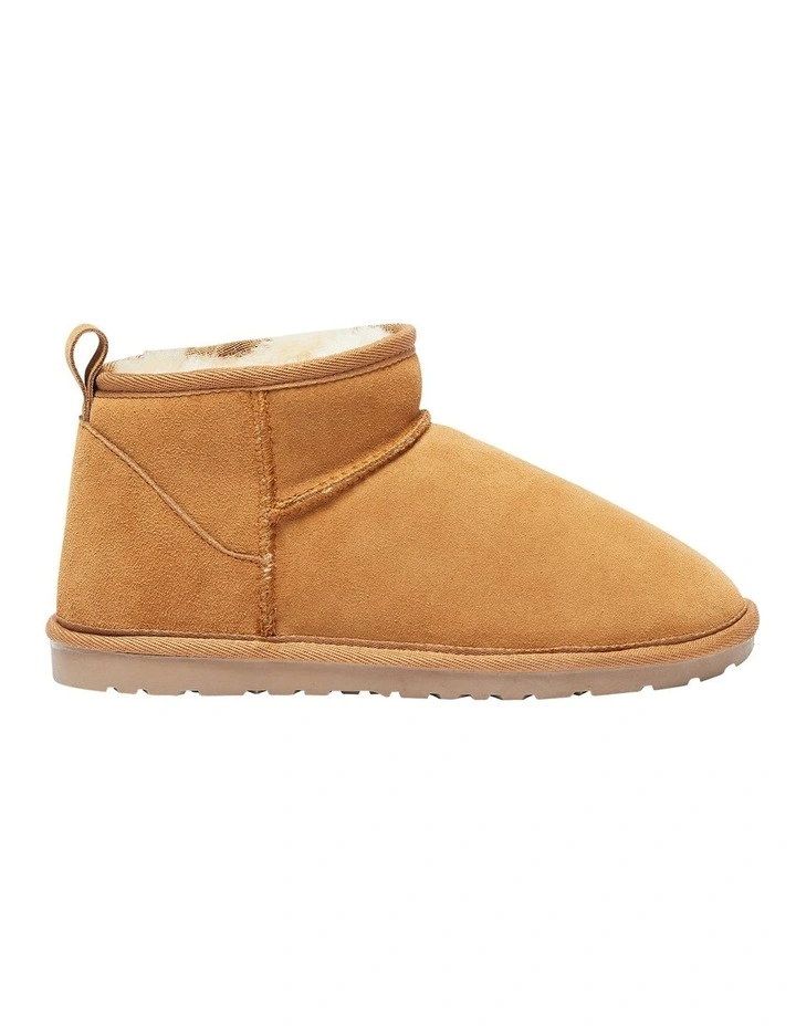 Pillow Chestnut Suede Slippers