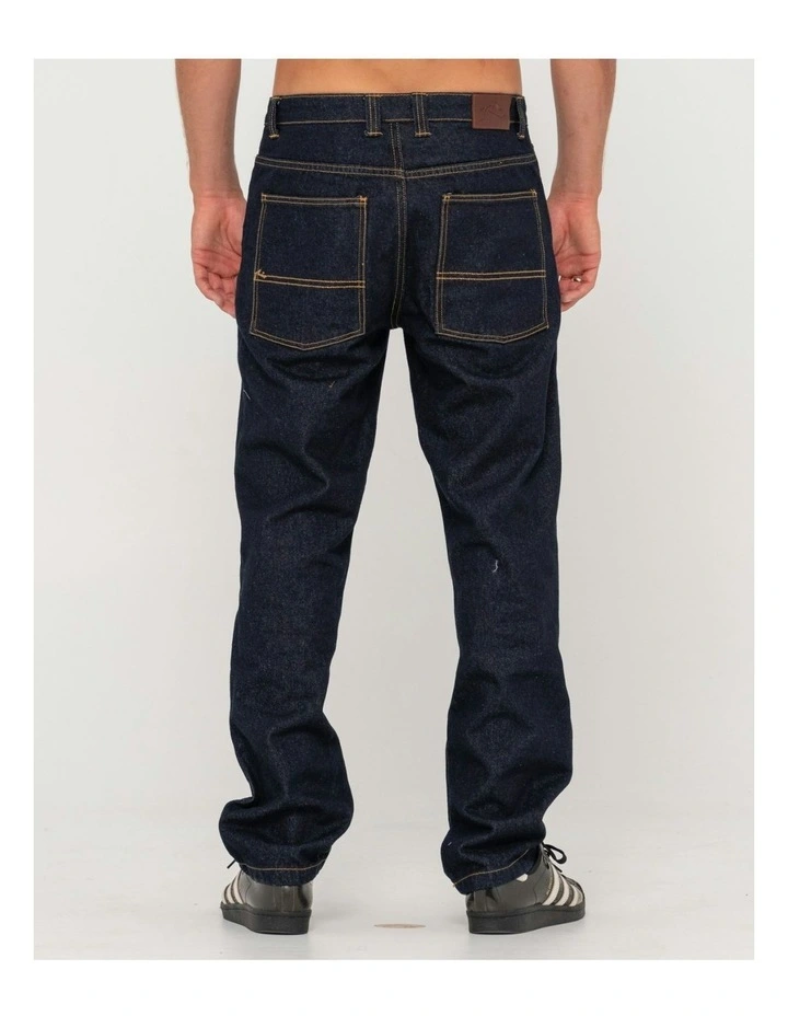 Steven Raw Dawg Straight Jean in Blue