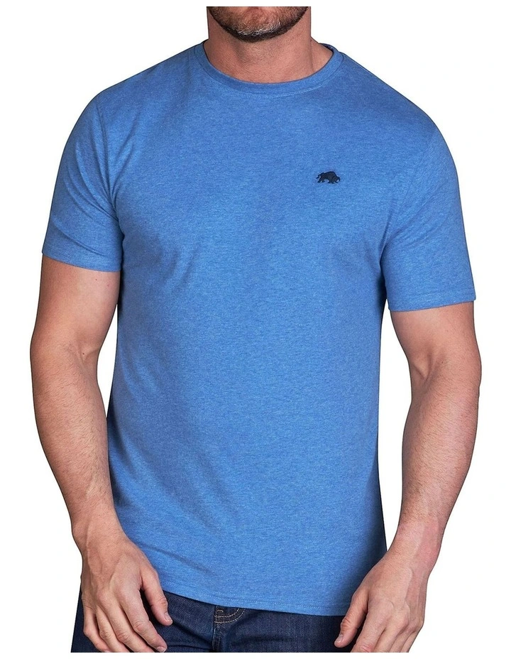 Signature Organic Cotton Tee in Denim Blue
