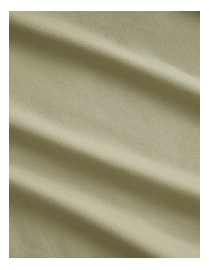 Bayley Quilt Cover Set in Soft Fern